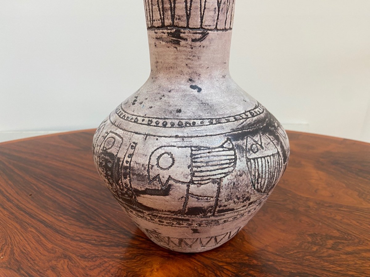 Ceramic Table Lamp By Jacques Blin, Circa 1950.-photo-5