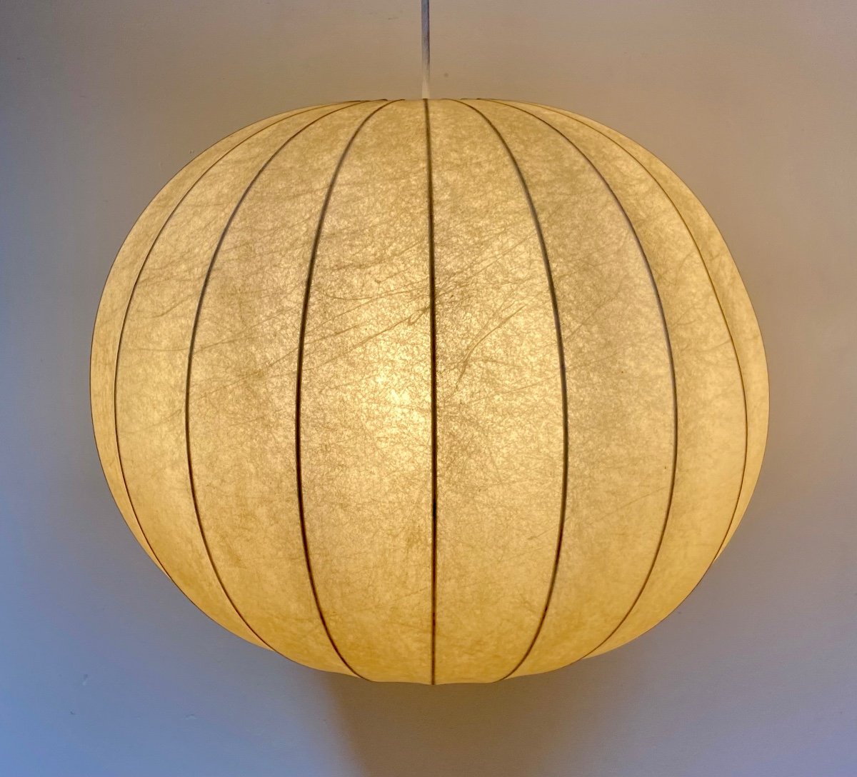 Cocoon Pendant Light By Achille Castiglioni, Italy, Circa 1960.-photo-2