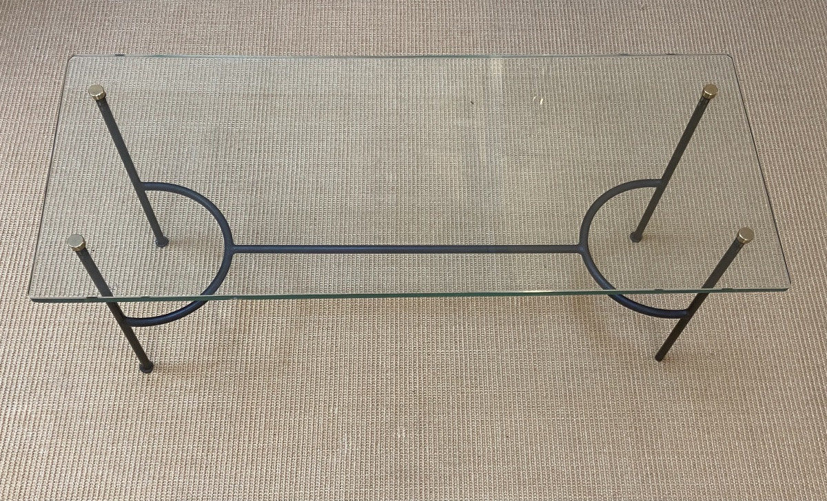 Glass Coffee Table By Pierre Guariche, 1960.-photo-4