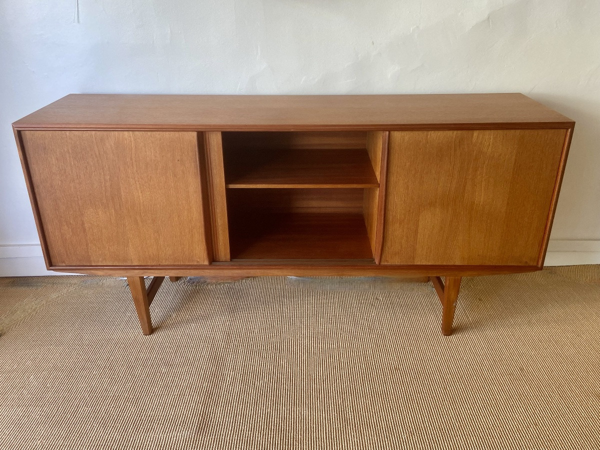 Danish Teak Sideboard, Circa 1960.-photo-7