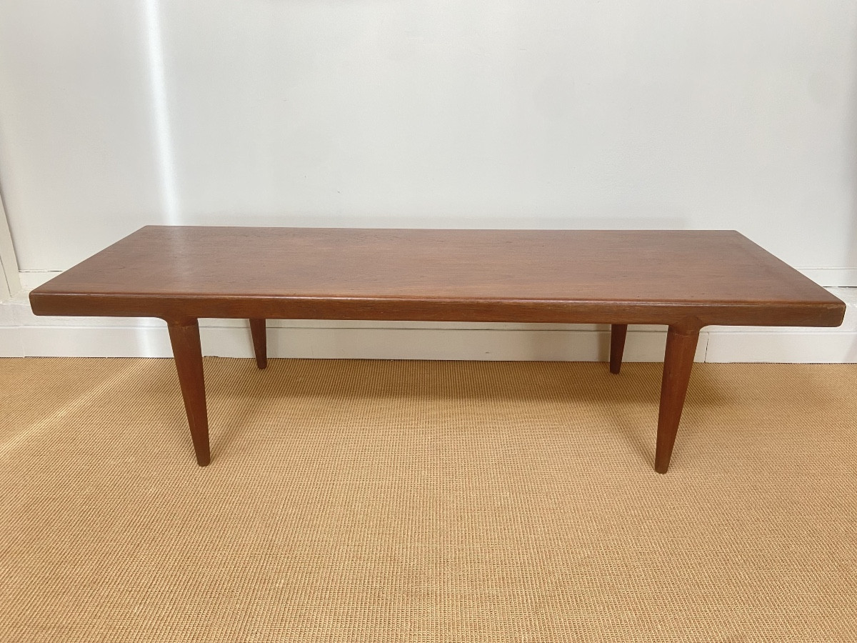 Teak Coffee Table, Denmark, Circa 1960.