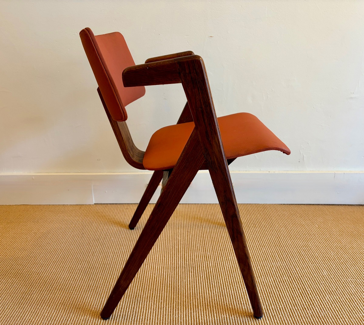 Pair Of Hillestak Model Armchairs By Robin Day, 1950s.-photo-3