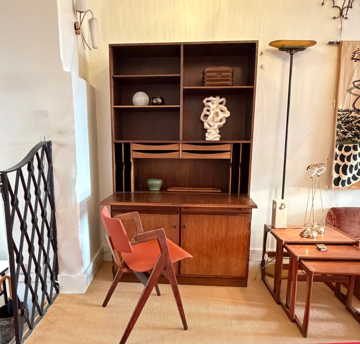 Rosewood Secretary Desk/library, Denmark, 1960s.-photo-2