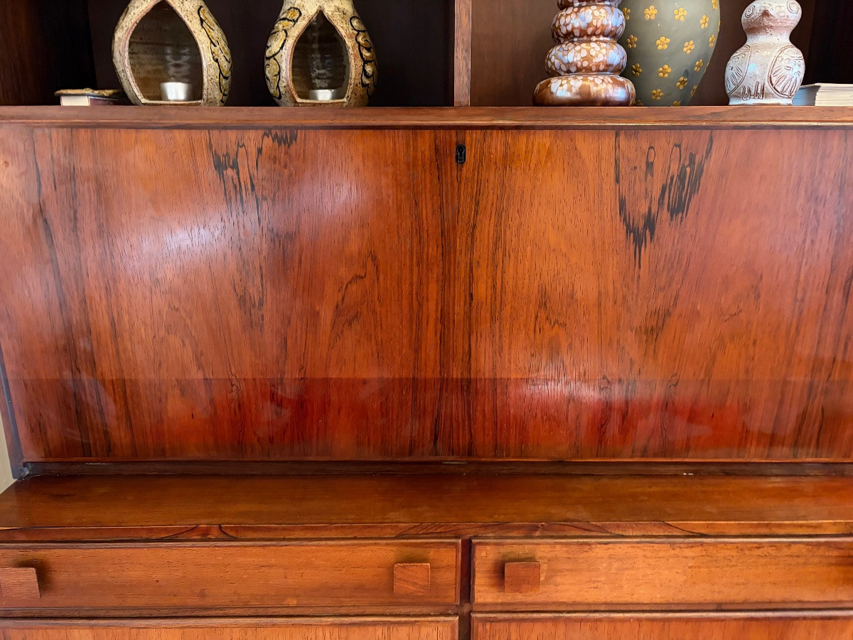 Rosewood Secretary Desk/library, Denmark, 1960s.-photo-2