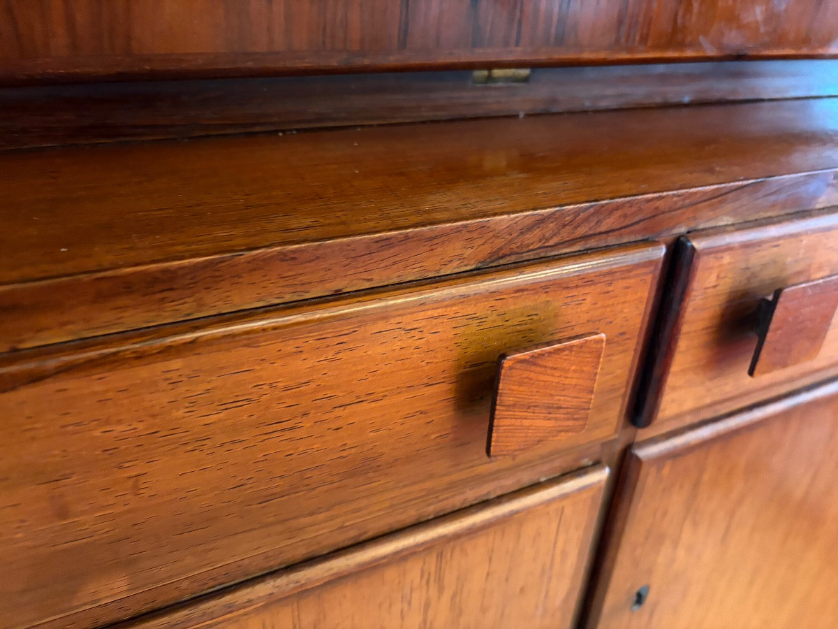Rosewood Secretary Desk/library, Denmark, 1960s.-photo-3