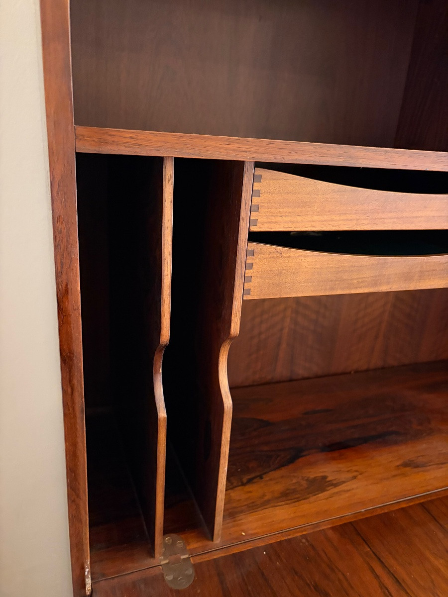 Rosewood Secretary Desk/library, Denmark, 1960s.-photo-5