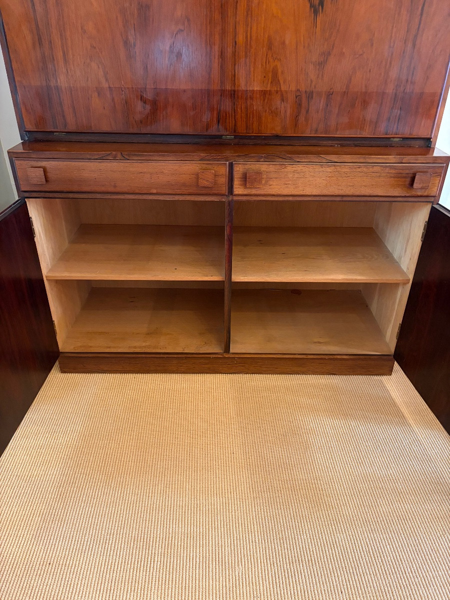 Rosewood Secretary Desk/library, Denmark, 1960s.-photo-6