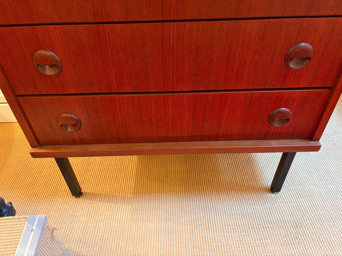 Teak Chest Of Drawers, Circa 1960-photo-1