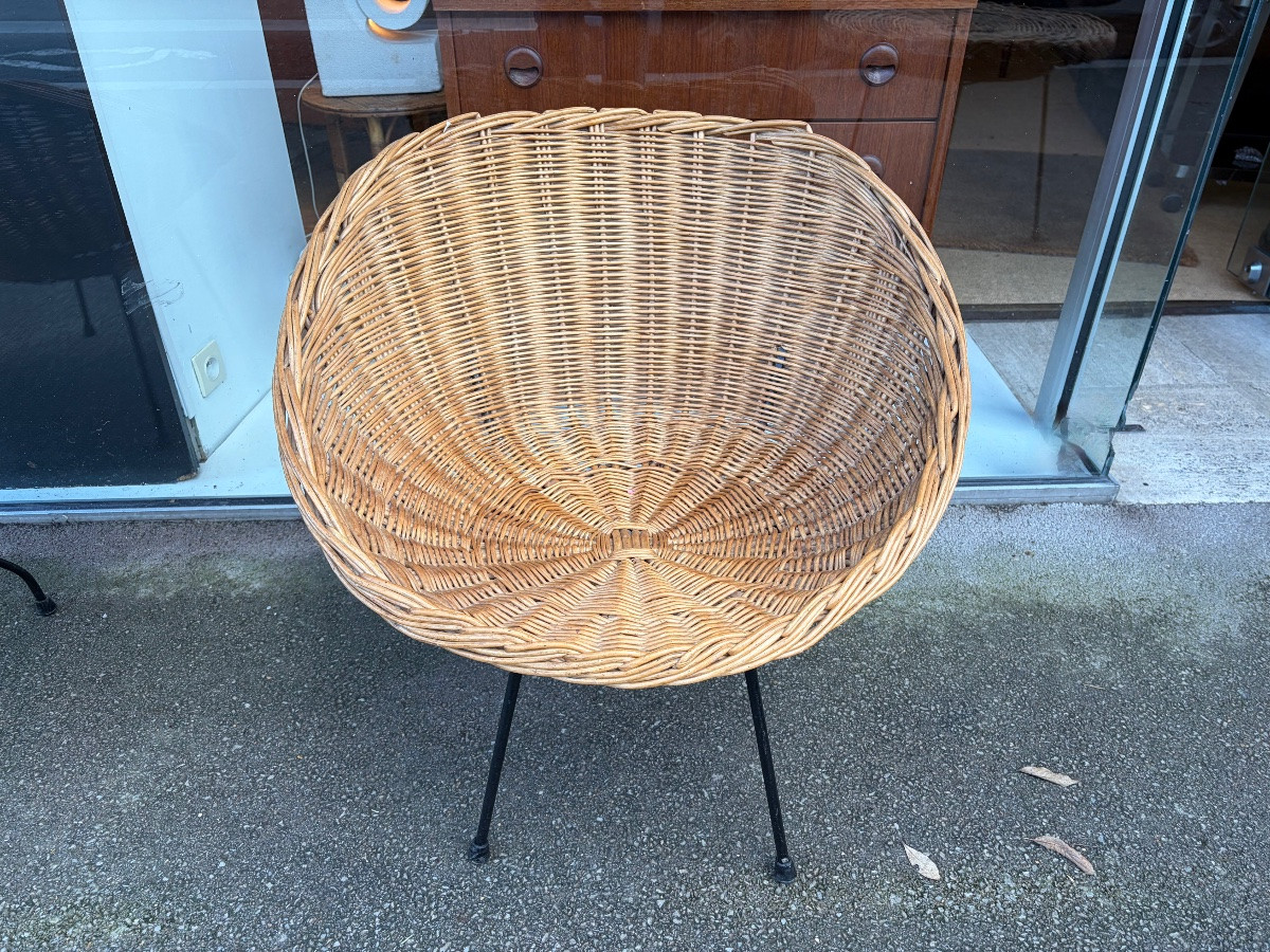 Rattan Garden Furniture From The 1950s.-photo-1