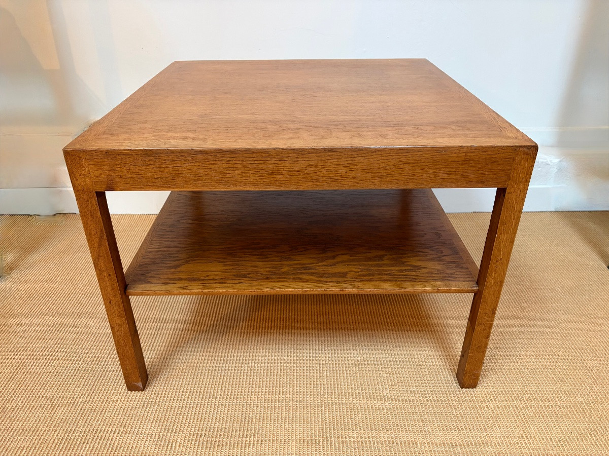 Table basse en teck par Hans J Wegner pour Andreas Tuck, Danemark, vers 1950.-photo-3