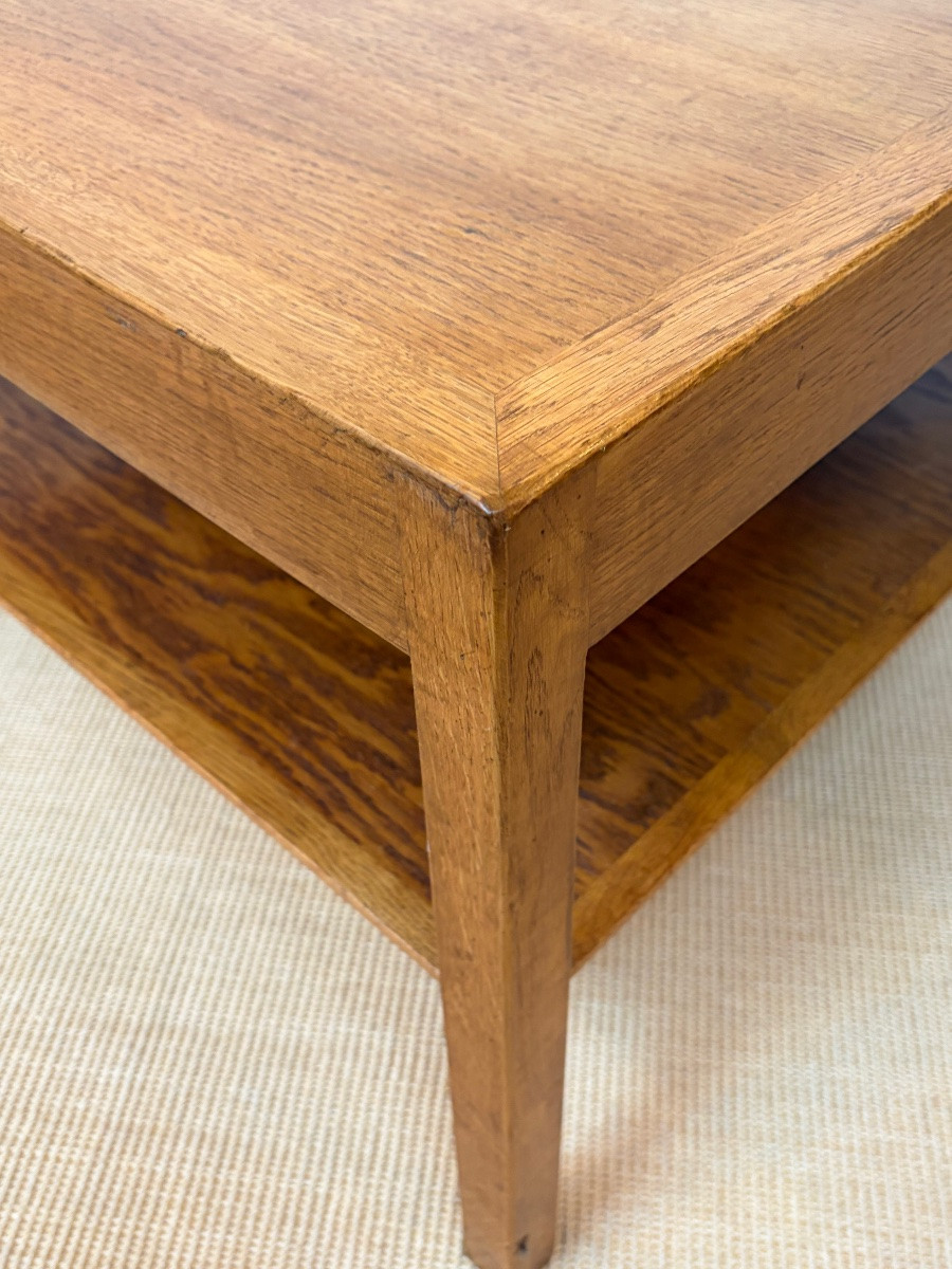 Table basse en teck par Hans J Wegner pour Andreas Tuck, Danemark, vers 1950.-photo-4