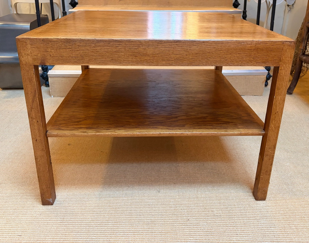 Table basse en teck par Hans J Wegner pour Andreas Tuck, Danemark, vers 1950.-photo-2