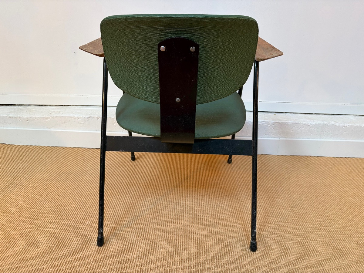 Fauteuil par Willy Van Der Meeren, Belgique, vers 1950.-photo-2