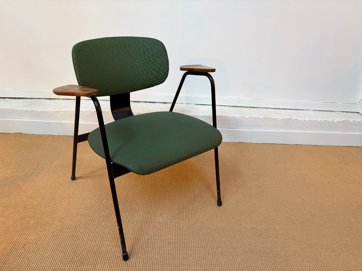 Fauteuil par Willy Van Der Meeren, Belgique, vers 1950.