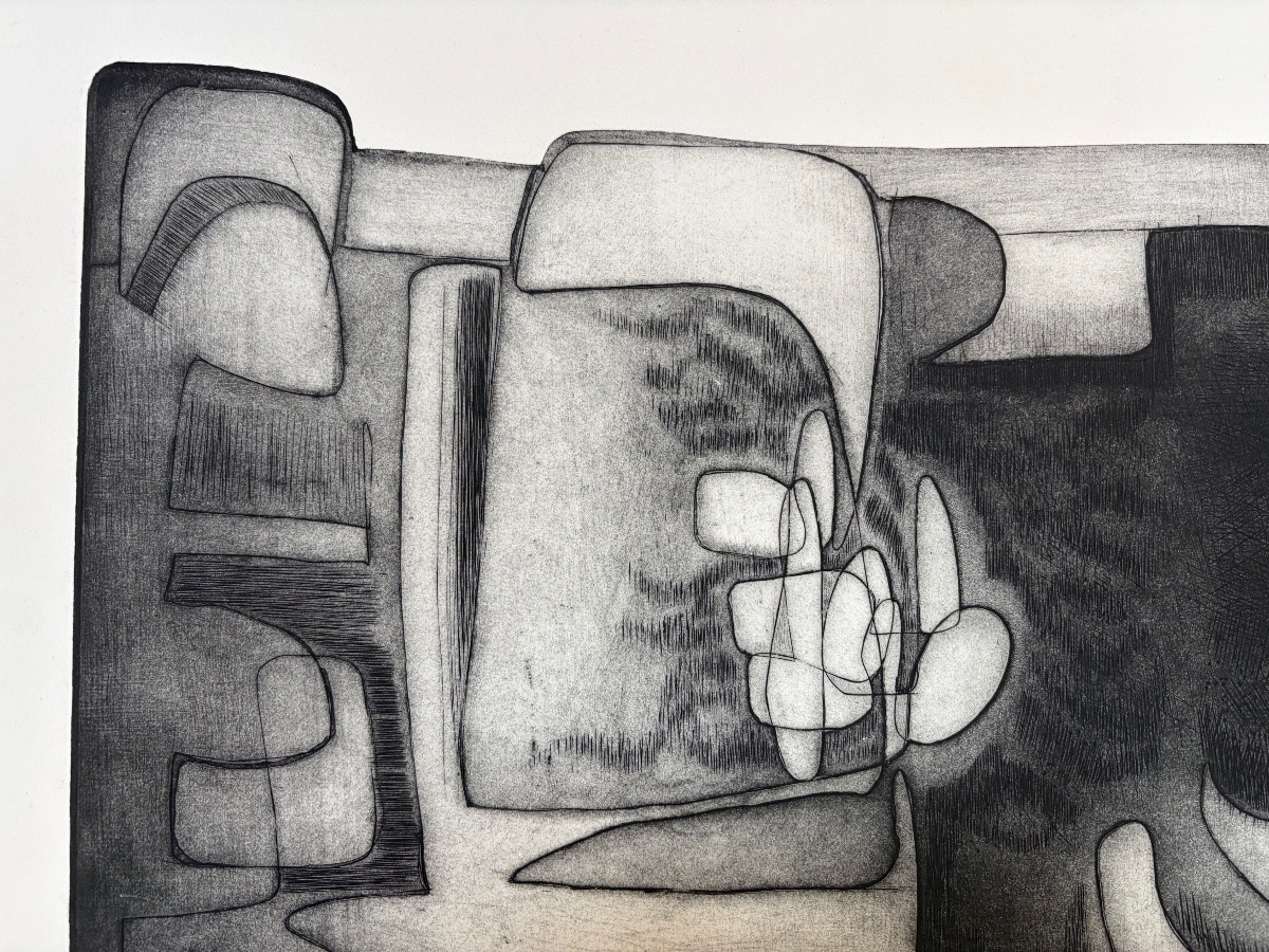 Marita Poest Clément, Lithograph, Artist's Proof, Fond De l'Eau, 1965.-photo-1