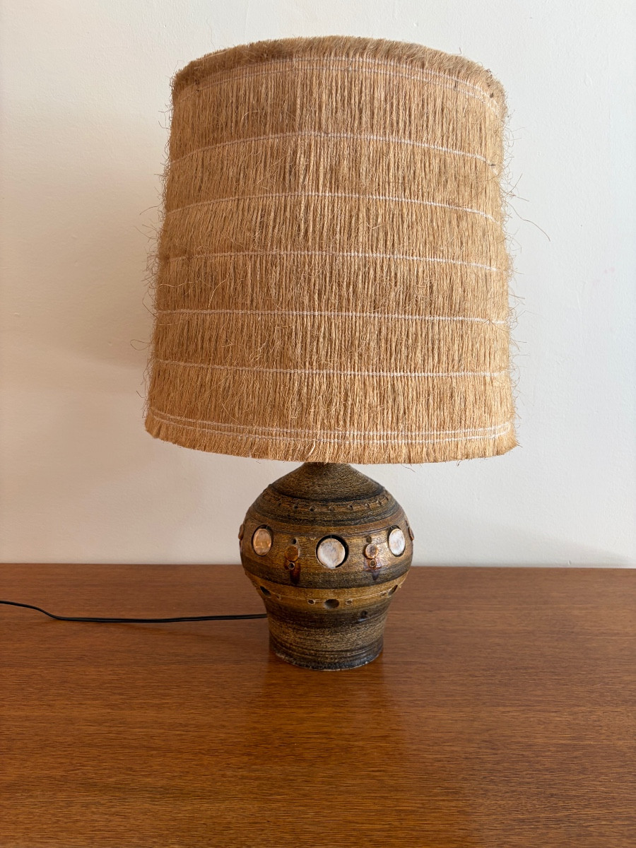 Ceramic Table Lamp By Georges Pelletier, Circa 1960.