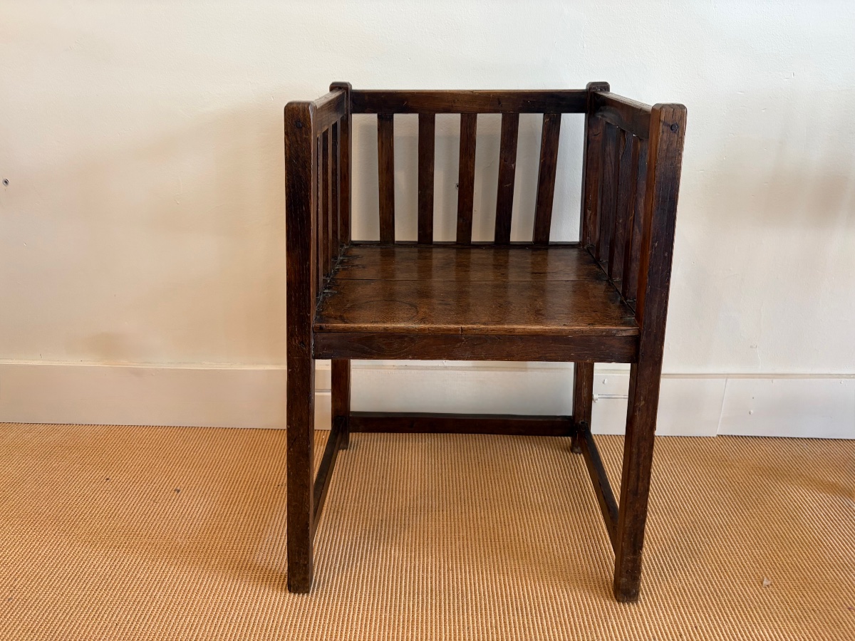 Pair Of Art And Crafts Armchairs, Circa 1940.-photo-1