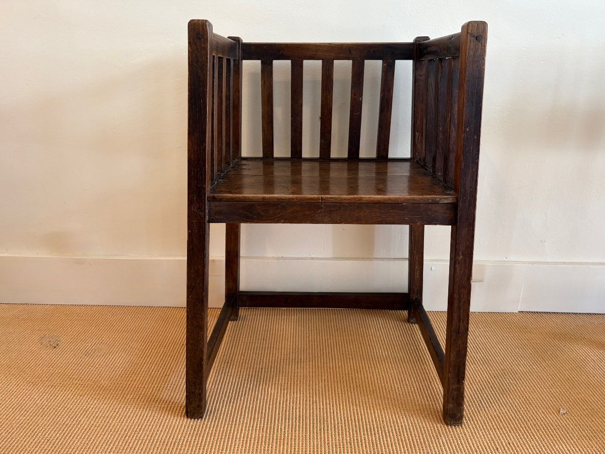 Pair Of Art And Crafts Armchairs, Circa 1940.-photo-2