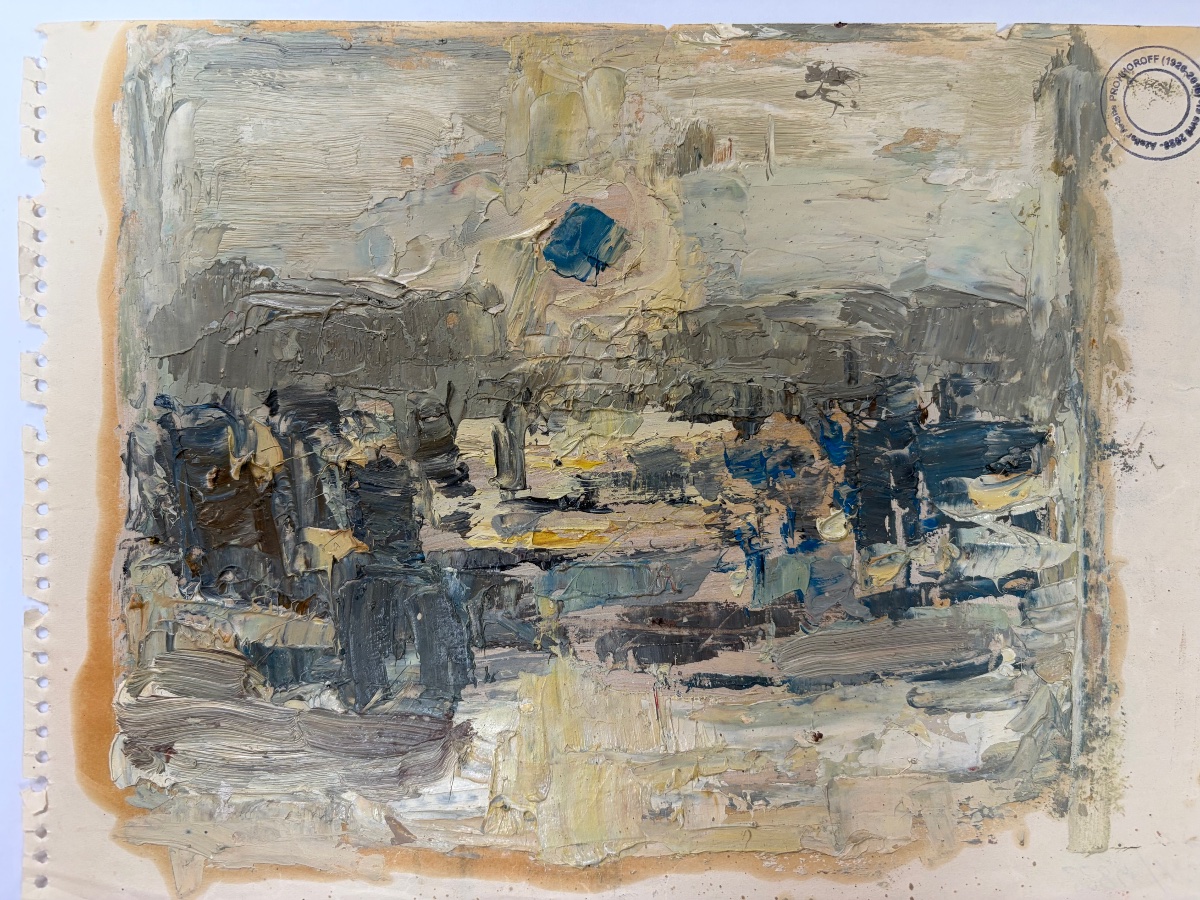 Ariane Prokhoroff (1928-2018), Abstract Composition.-photo-2