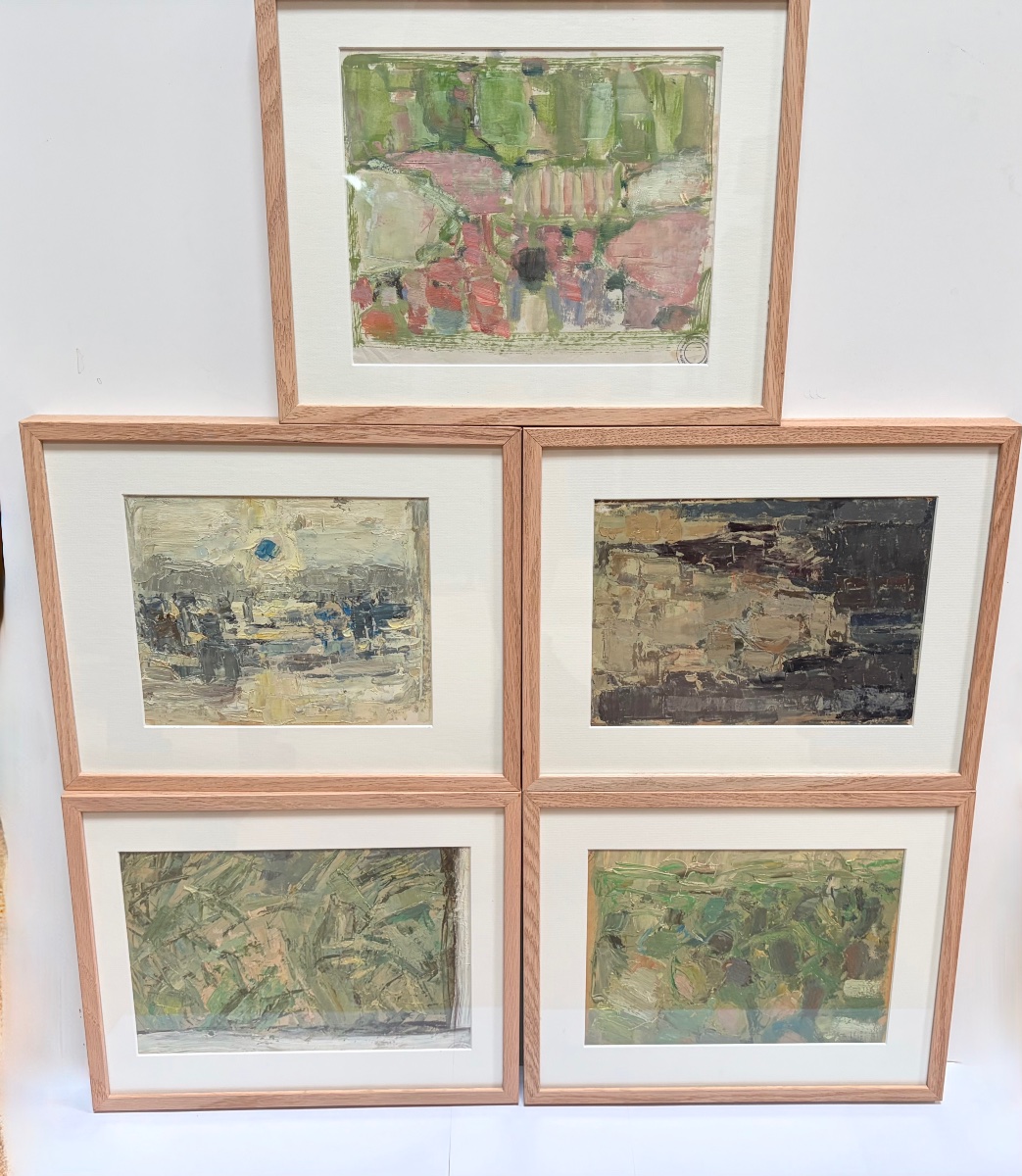 ARIANE PROKHOROFF (1928-2018), PAYSAGE MARITIME ABSTRAIT.-photo-1