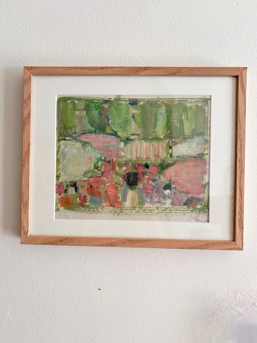 ARIANE PROKHOROFF (1928-2018), Paysage rose abstrait.-photo-1