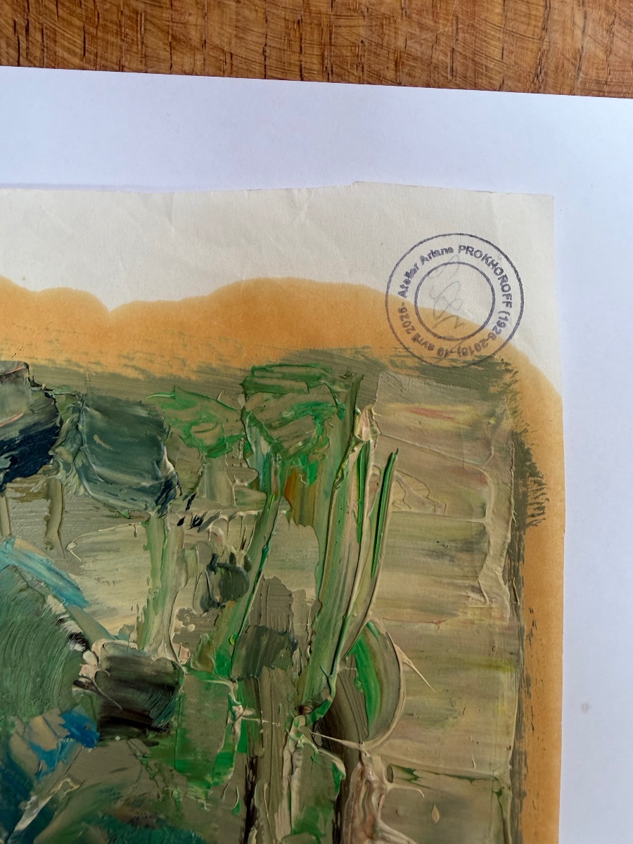 Ariane Prokhoroff (1928-2018), Abstract Composition.-photo-4