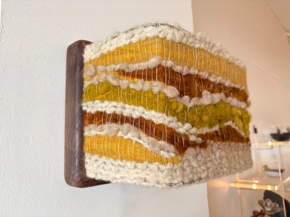 Wool Wall Sconce, 1960s.-photo-1