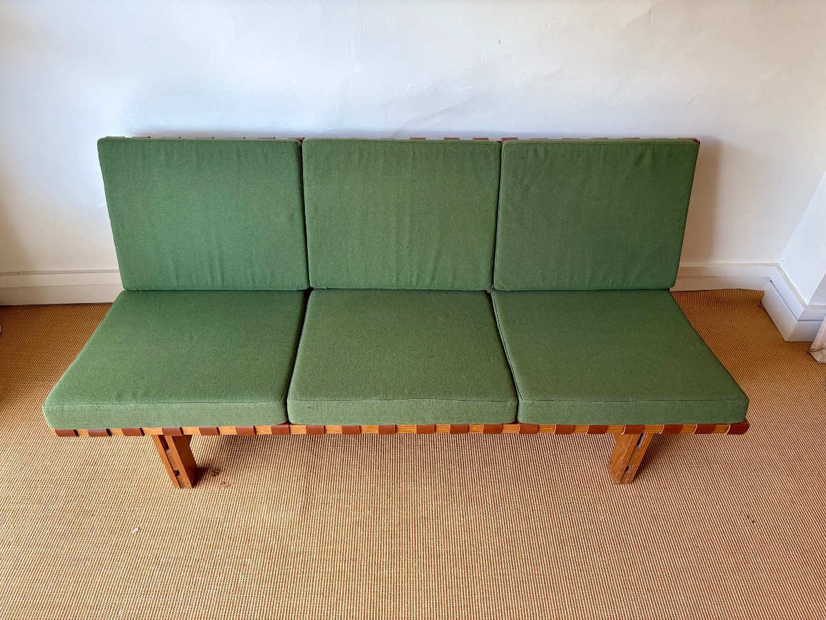 Bench By Borge Mogensen For Stolefabrik, Denmark, Circa 1960.-photo-5