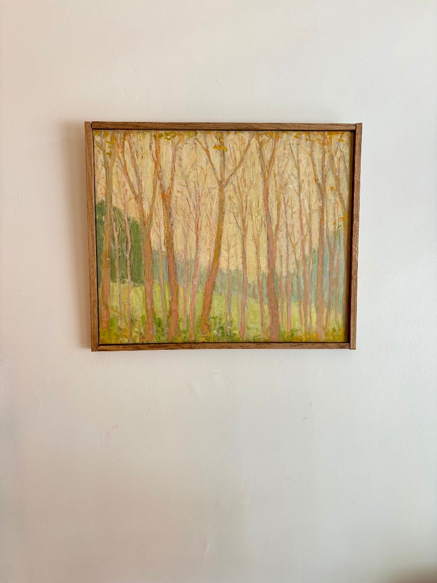 Prokhoroff Ariane (1926-2018) : Bosquet,  Huile sur Toile.-photo-3