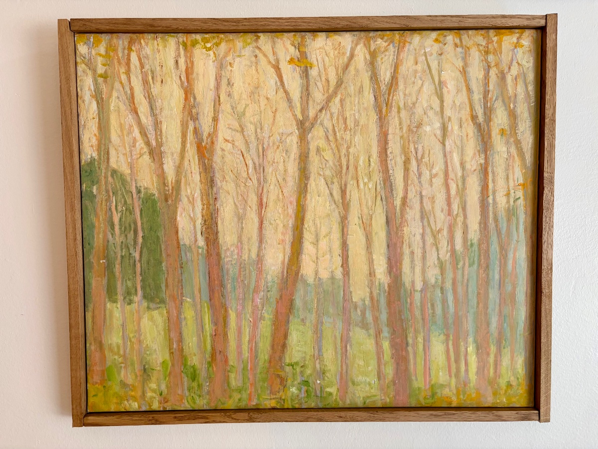 Prokhoroff Ariane (1926-2018) : Bosquet,  Huile sur Toile.