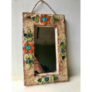 Ceramic Mirror, La Roue, Vallauris.