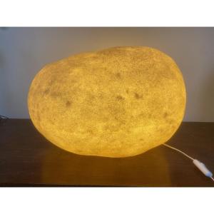 Large Pebble Lamp "dora" By André Cazenave, Atelier A, Circa 1970