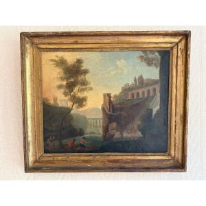 Painting - Oil On Canvas - Landscape - Ecole XIX ème