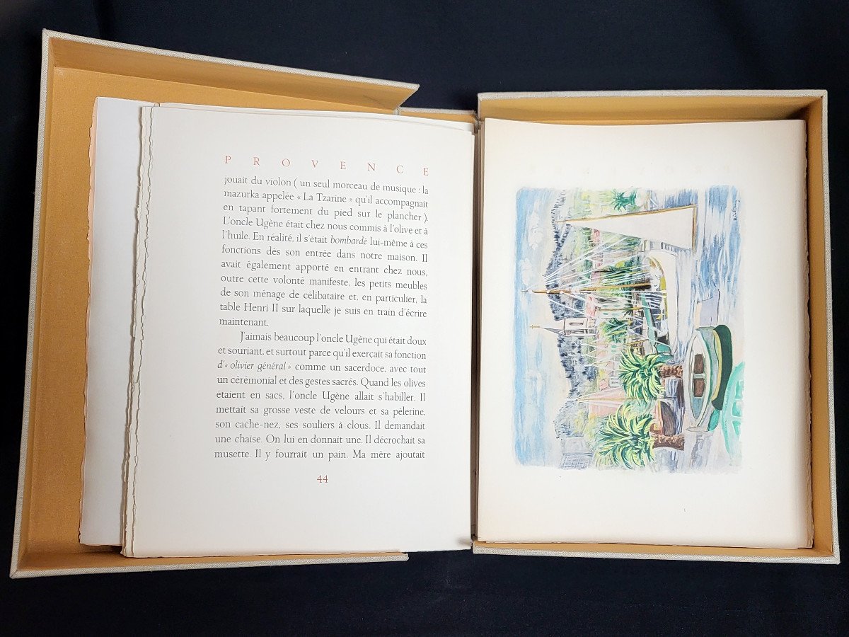 Giono "provence" Illustré Par Moïse Kisling, Paris, Klein 1954-photo-3