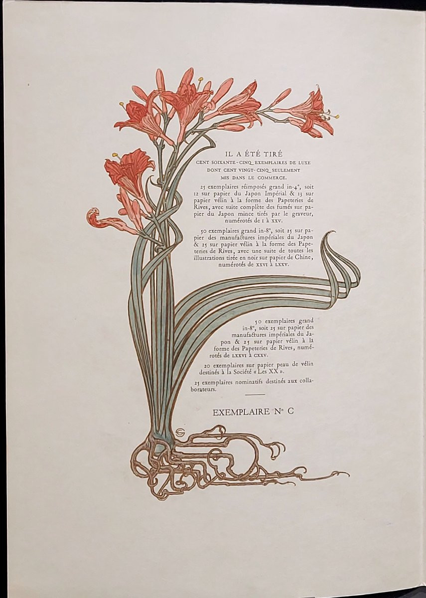 Catulle Mendès "hespérus", Illustrated By Carloz Schwabe, Paris 1904-photo-4