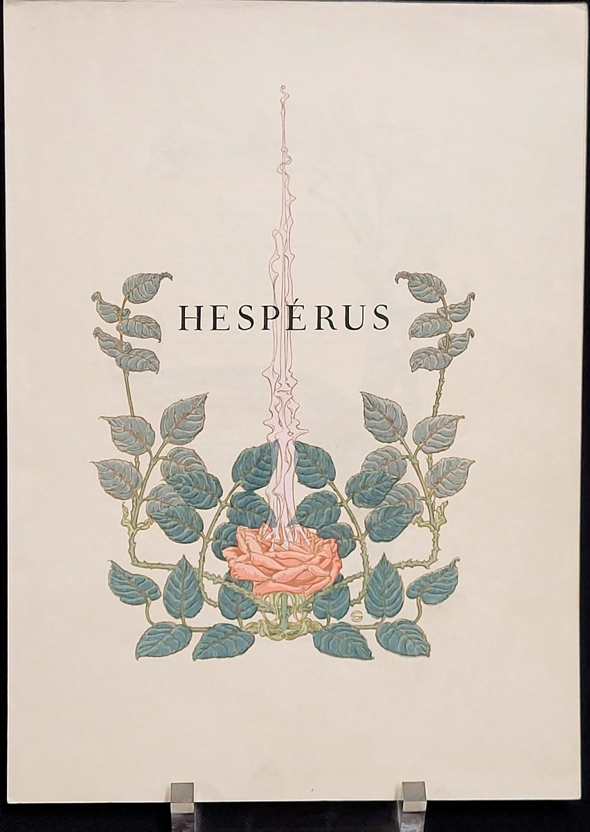 Catulle Mendès "hespérus", Illustrated By Carloz Schwabe, Paris 1904-photo-2