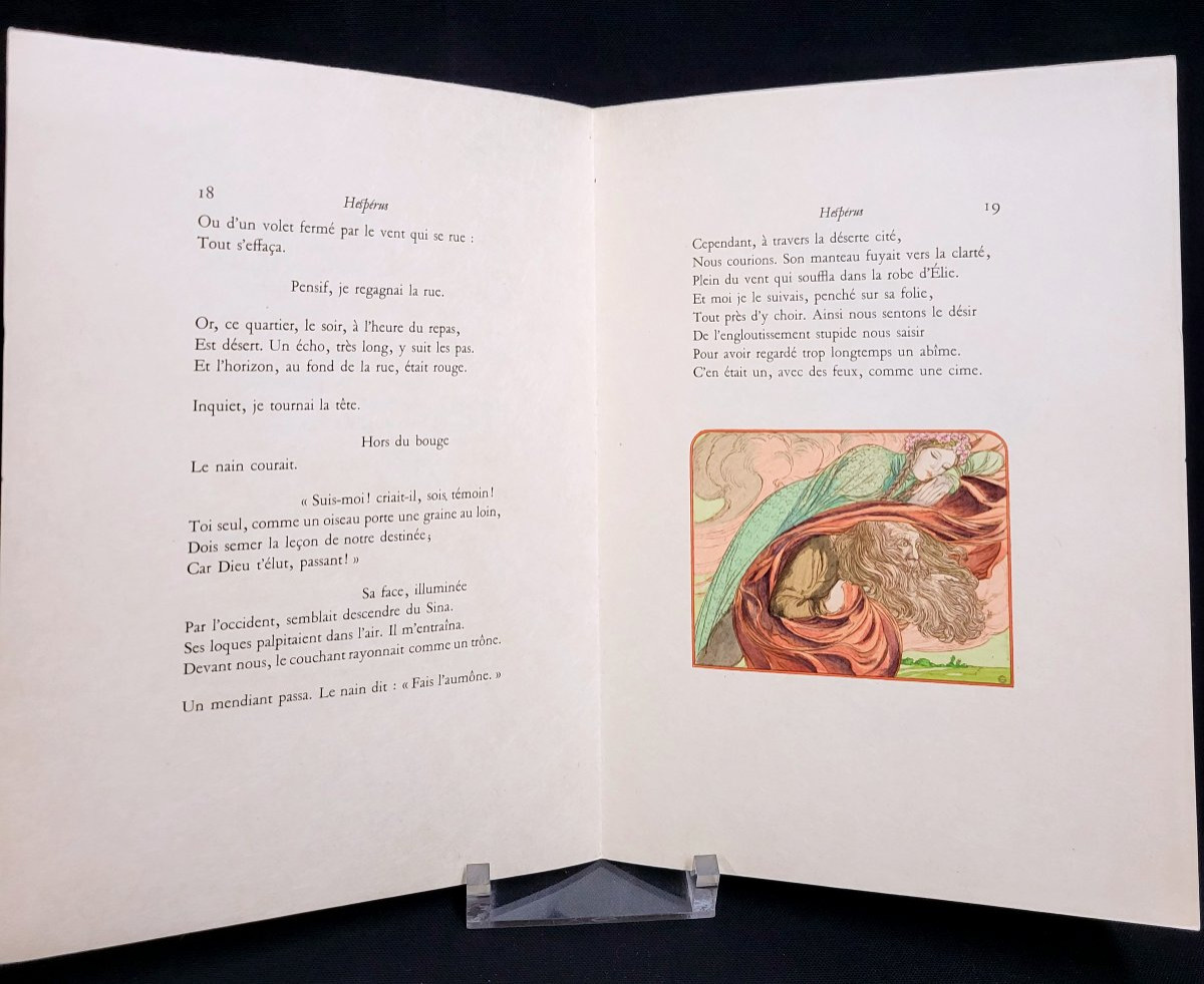 Catulle Mendès "hespérus", Illustrated By Carloz Schwabe, Paris 1904-photo-3