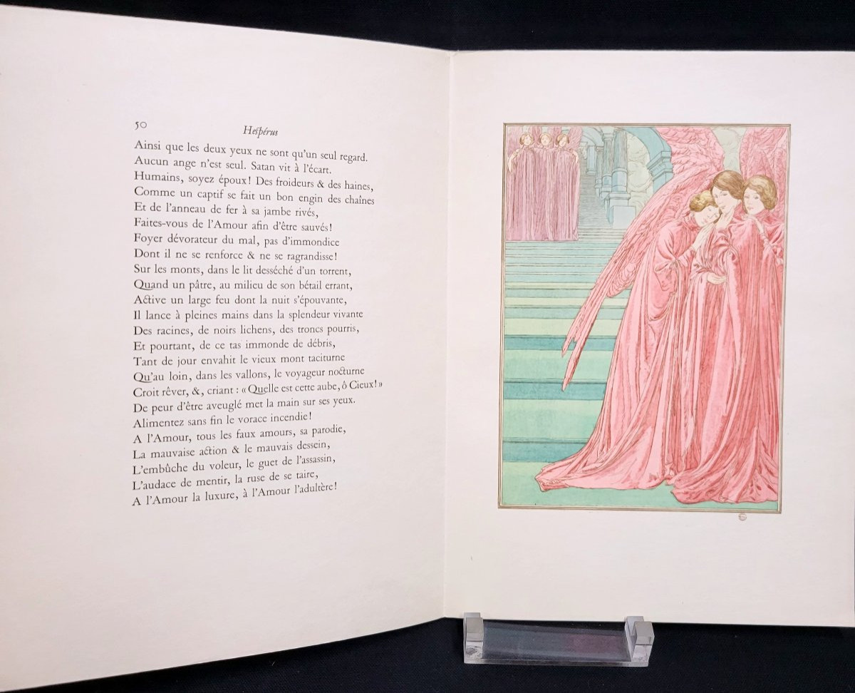 Catulle Mendès "hespérus", Illustrated By Carloz Schwabe, Paris 1904-photo-4