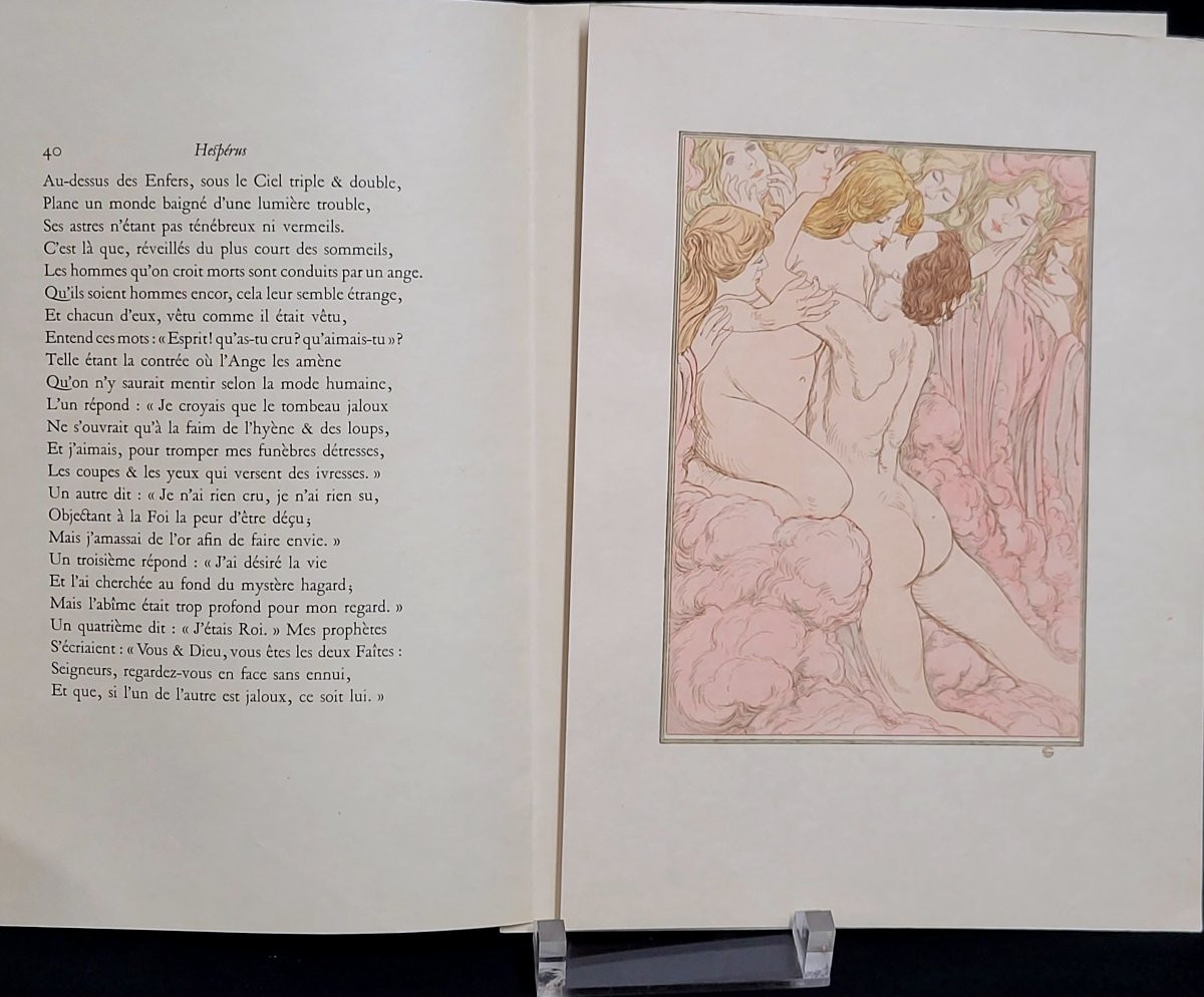 Catulle Mendès "hespérus", Illustrated By Carloz Schwabe, Paris 1904-photo-5