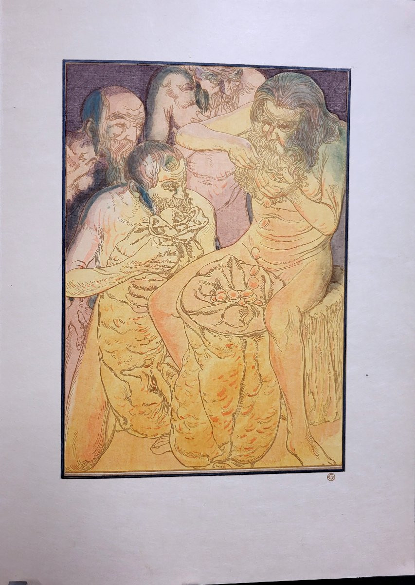 Catulle Mendès "hespérus", Illustrated By Carloz Schwabe, Paris 1904-photo-6