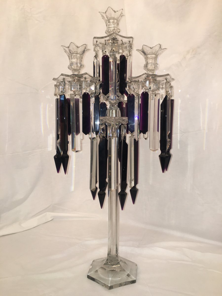 Candlestick Crystal Candle Holder Baccarat