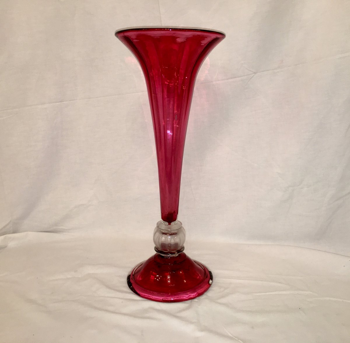 Glass Vase Pink Color-photo-1