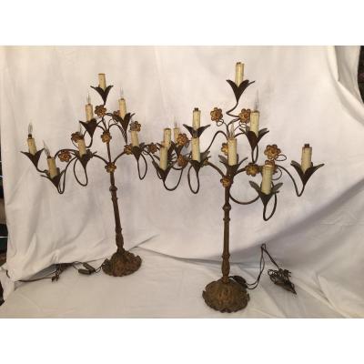 Pair Of Candelabra