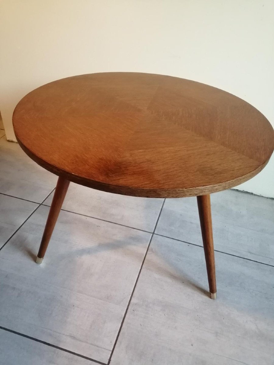 60's Scandinavian Pedestal Table