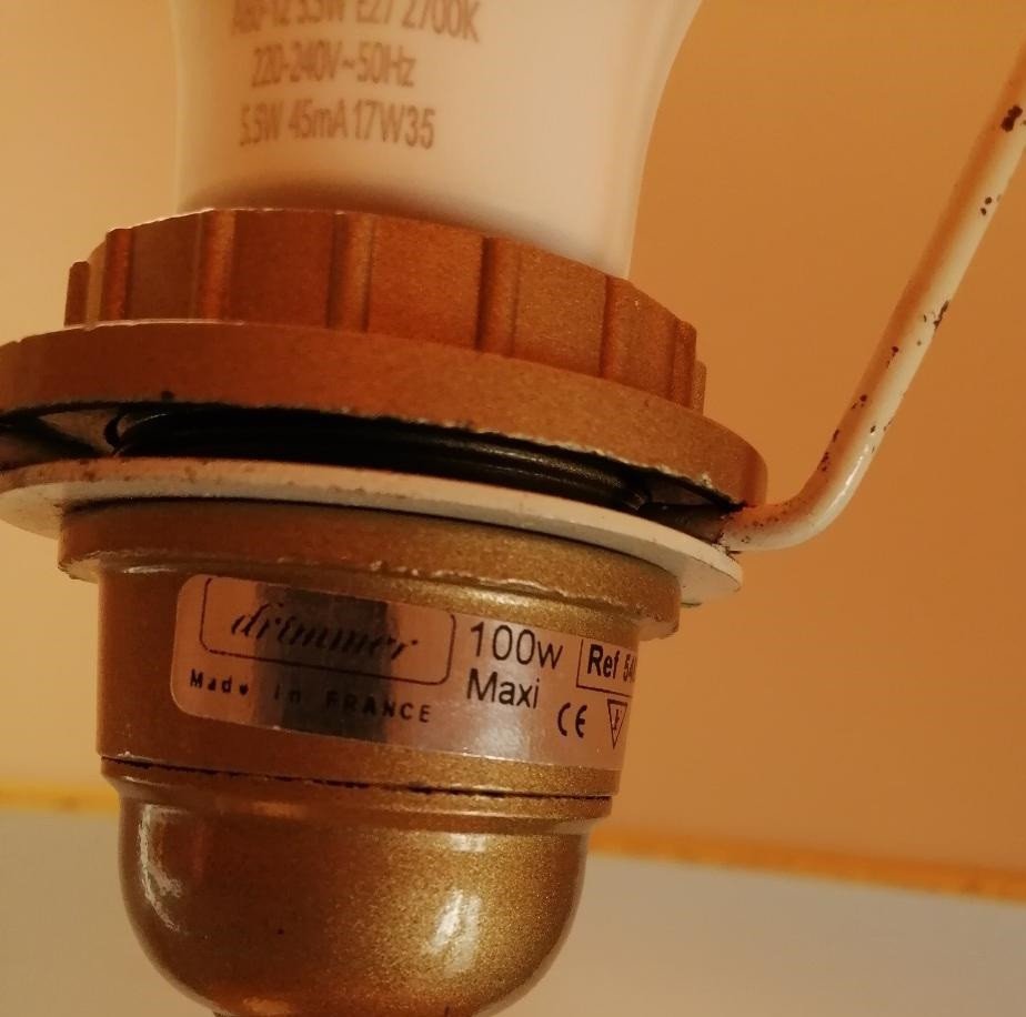 Lampe Années 70 Signée Louis Drimmer-photo-2