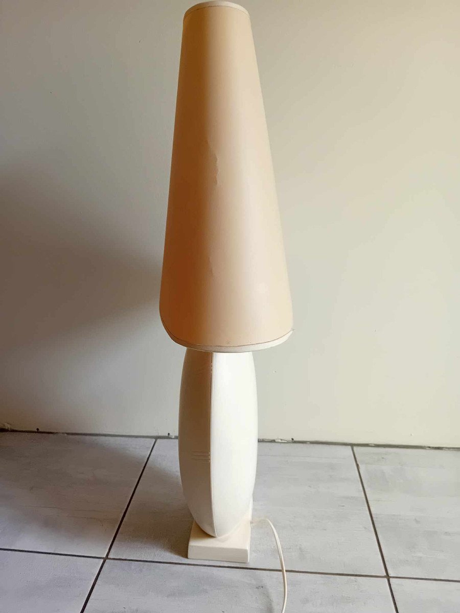 Large Living Room Lamp Signed Louis Drimmer 1980s-photo-2