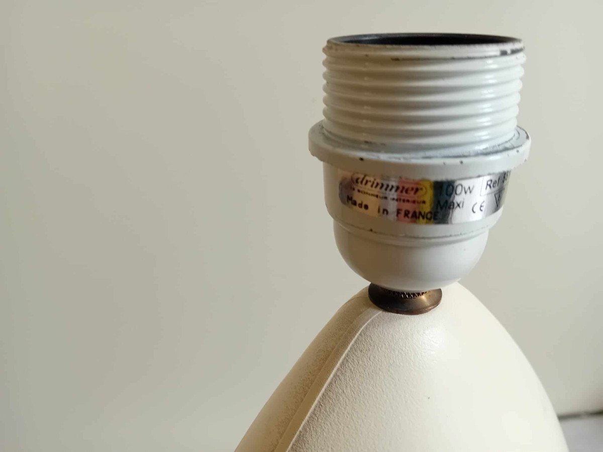 Large Living Room Lamp Signed Louis Drimmer 1980s-photo-3