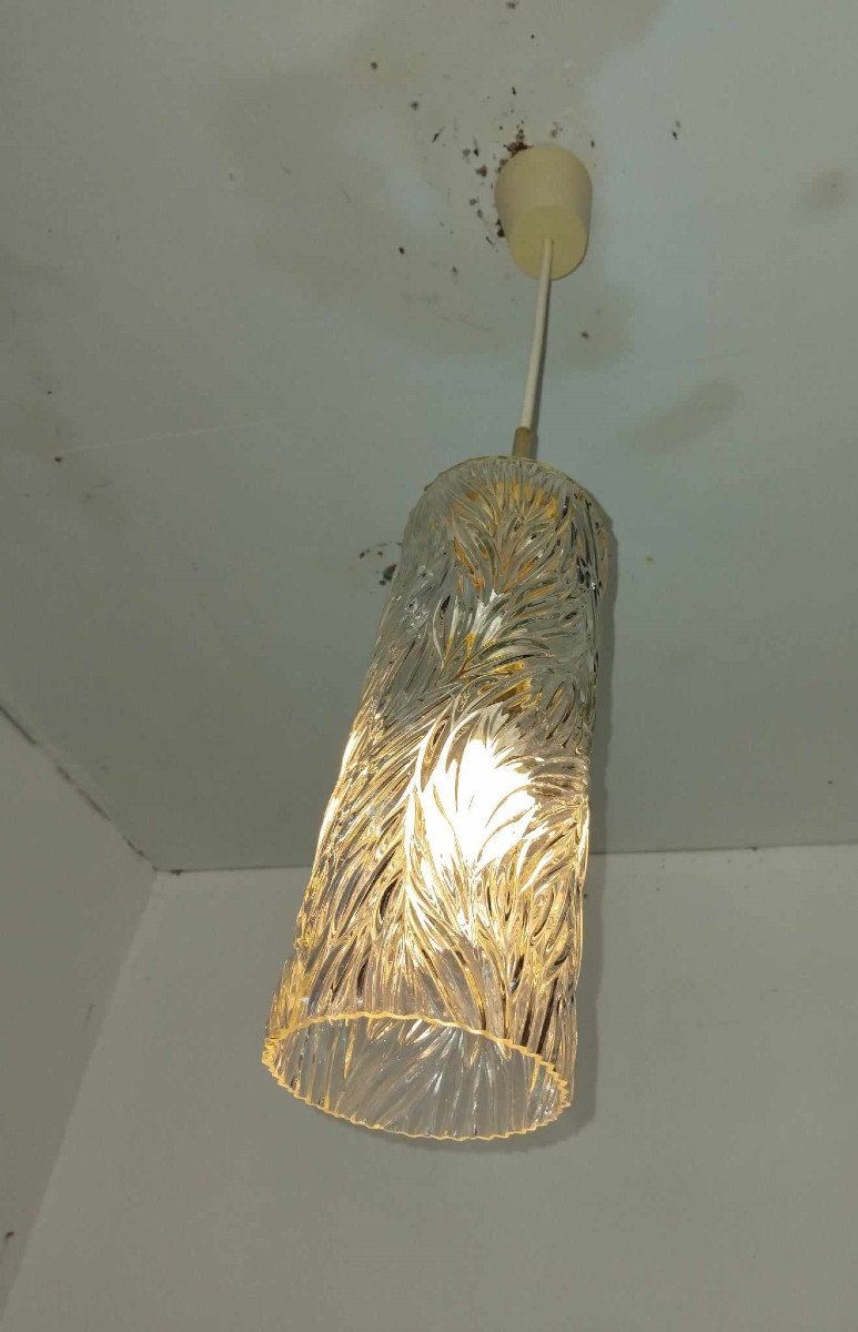 Suspension Murano Années 60 En Verre-photo-7