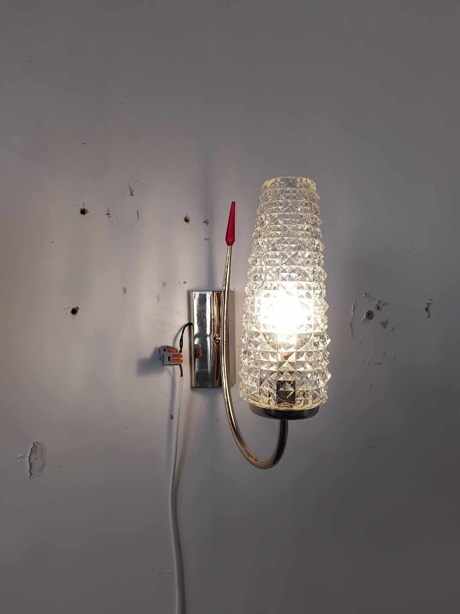 Paire d'Appliques 50's Maison Lunel-photo-3