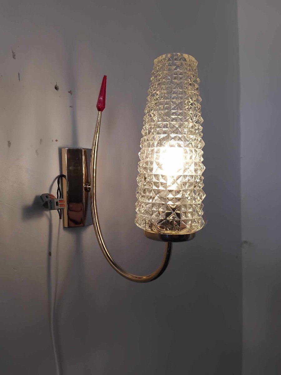 Paire d'Appliques 50's Maison Lunel-photo-4